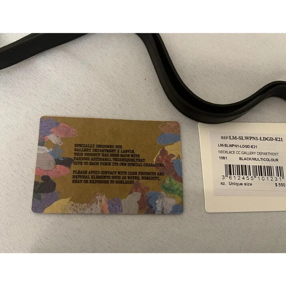 NIB Lanvin x Gallery Dept. Card Holder Lanyard Mother & Daughter Wallet $550.00